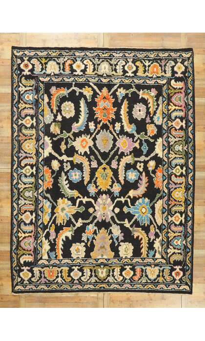 9 x 13 Colorful Oushak Rug 80400