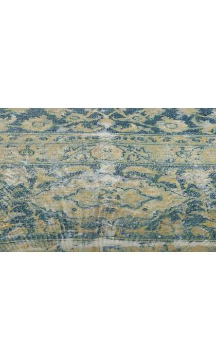 9 x 13 Distressed Faded Persian Rug 76820