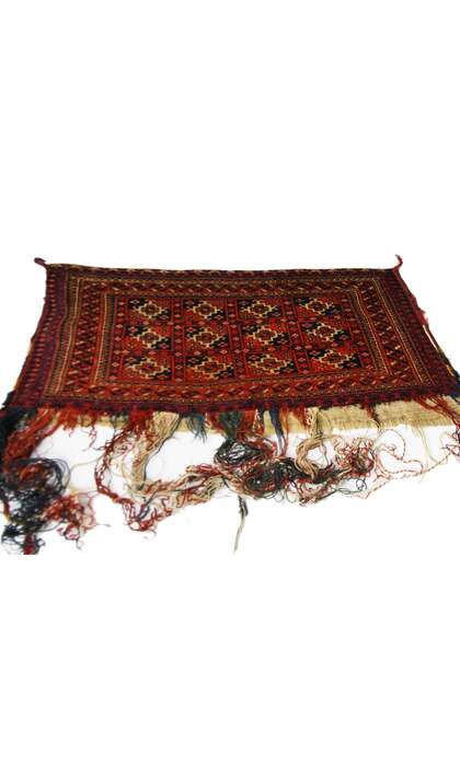 1 x 4 Antique Turkoman Afghan Textile 76639