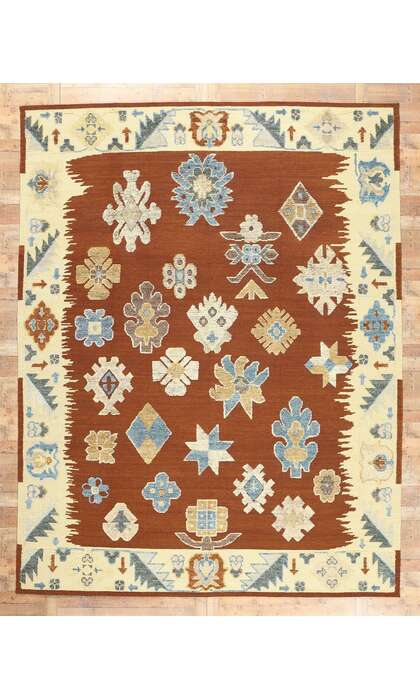 10 x 13 Oushak High-Low Rug 30892