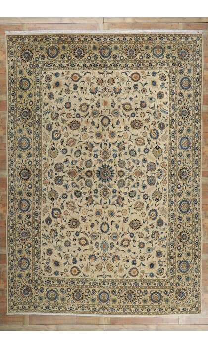 10 x 15 Vintage Persian Nain Rug 77738