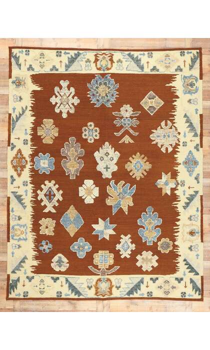10 x 12 Oushak High-Low Rug 30894