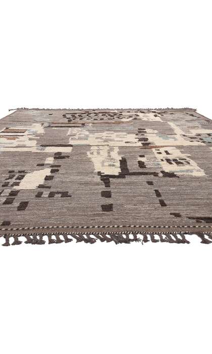 10 x 13 Modern Moroccan Rug High Low Pile 80981