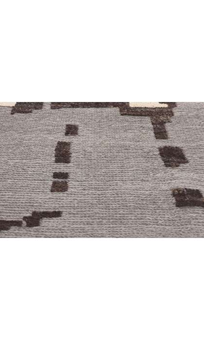 10 x 13 Modern Moroccan Rug High Low Pile 80983