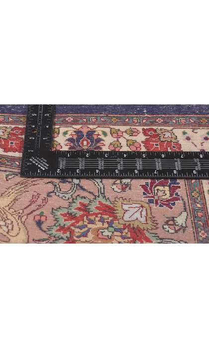 10 x 13 Vintage Persian Tabriz Rug 53864