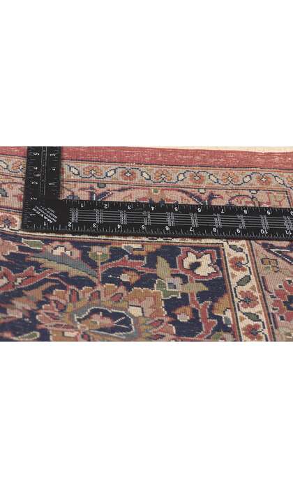 10 x 13 Vintage Indian Tabriz Rug 78543