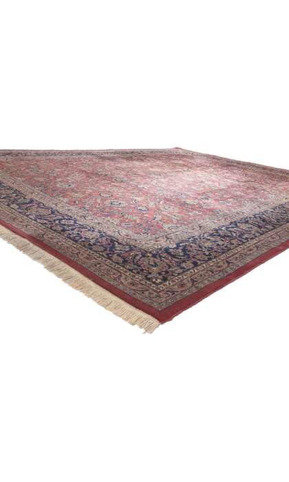 10 x 13 Vintage Indian Tabriz Rug 78543