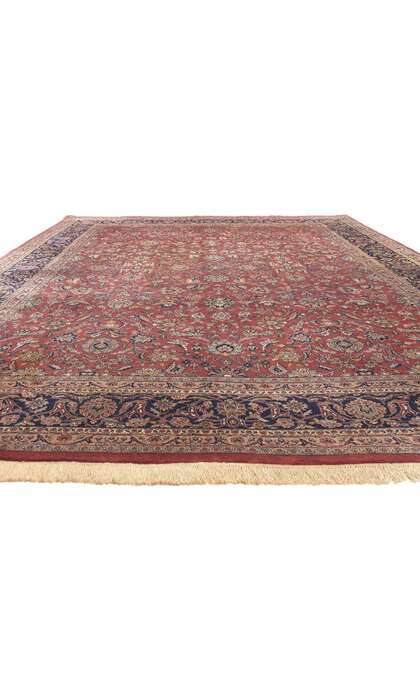 10 x 13 Vintage Indian Tabriz Rug 78543