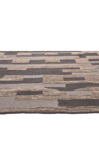 10 x 14 Earth-Tone Modern Moroccan Rug 80992