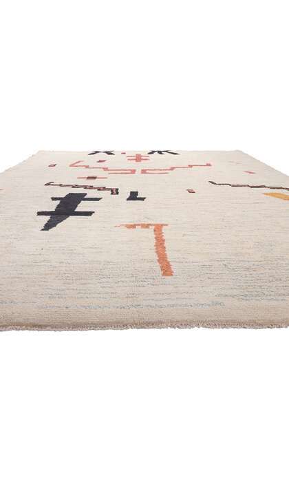 10 x 14 Modern Primitive Moroccan Rug 81012