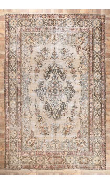 11 x 16 Antique Persian Mashhad Rug 61259