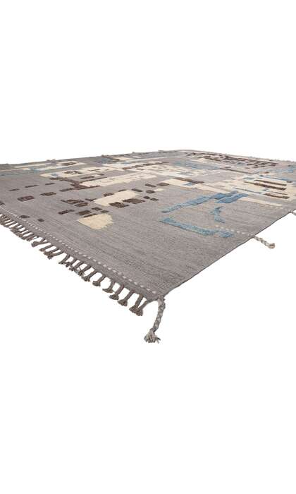 12 x 16 Modern Moroccan Rug High Low Pile 80984