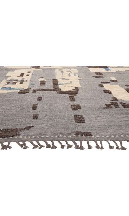 12 x 16 Modern Moroccan Rug High Low Pile 80984