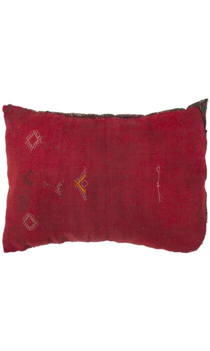 1 x 2 Vintage Zemmour Moroccan Rug Pillow 78446