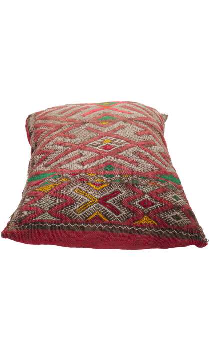 1 x 2 Vintage Zemmour Moroccan Rug Pillow 78446