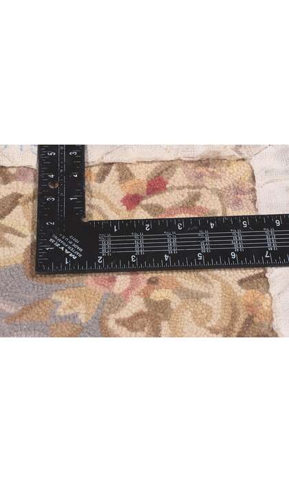 2 x 3 Vintage American Floral Hooked Rug 78554