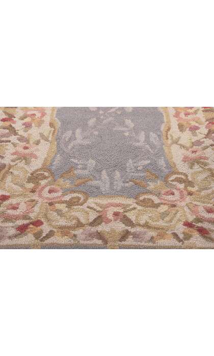 2 x 3 Vintage American Floral Hooked Rug 78554