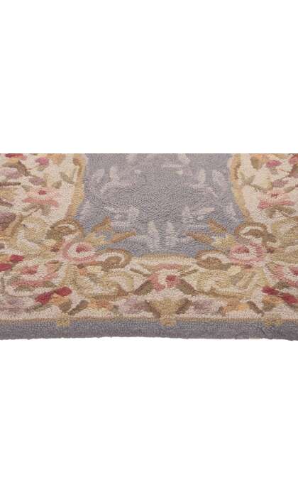 2 x 3 Vintage American Floral Hooked Rug 78554