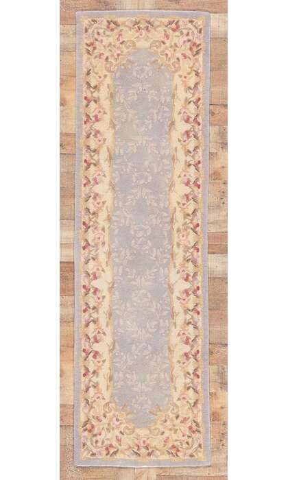 2 x 7 Vintage American Floral Hooked Runner 78553