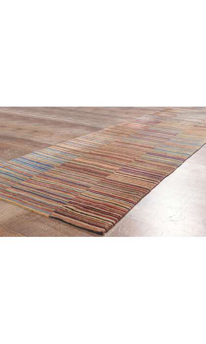 3 x 10 Colorful Striped Tibetan Runner Rug 78531