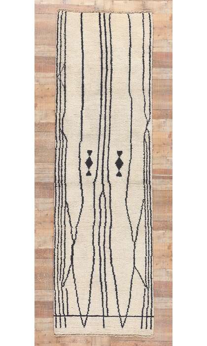 3 x 11 Modern Moroccan Runner 81018