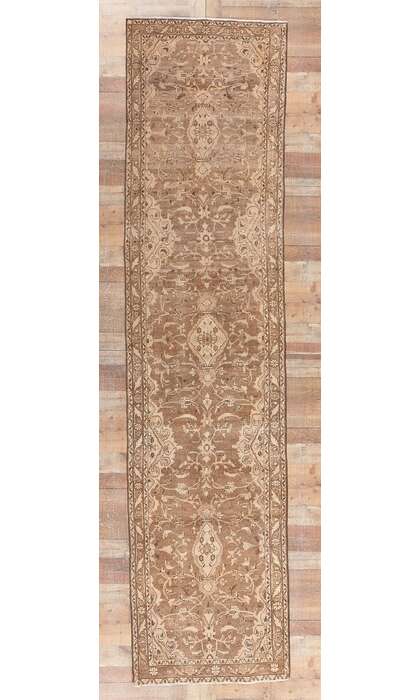 3 x 14 Vintage Persian Hamadan Runner 61228