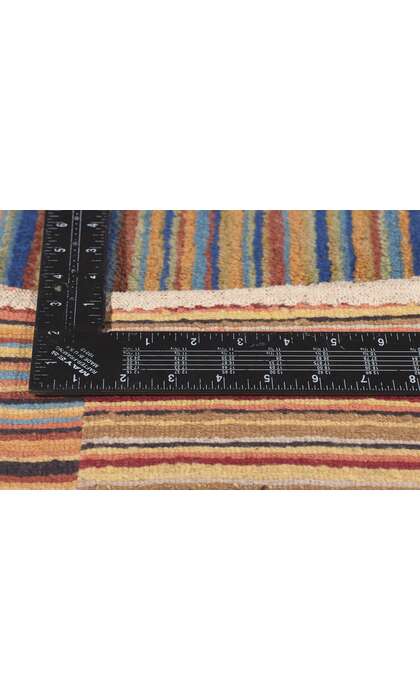 3 x 17 Colorful Striped Tibetan Runner Rug 78534