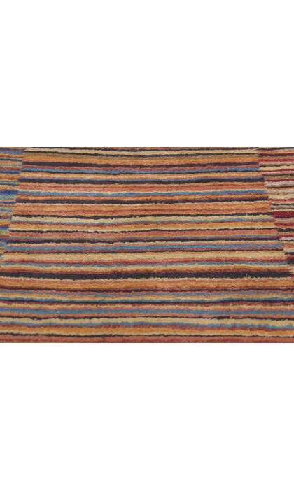 3 x 17 Colorful Striped Tibetan Runner Rug 78534