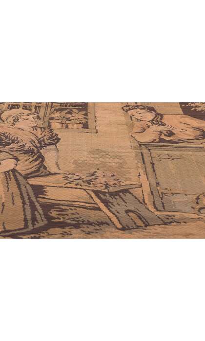 3 x 4 Antique French Tapestry 78542