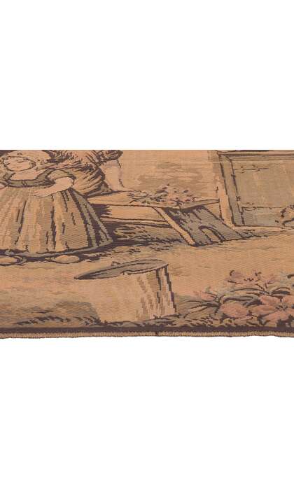 3 x 4 Antique French Tapestry 78542