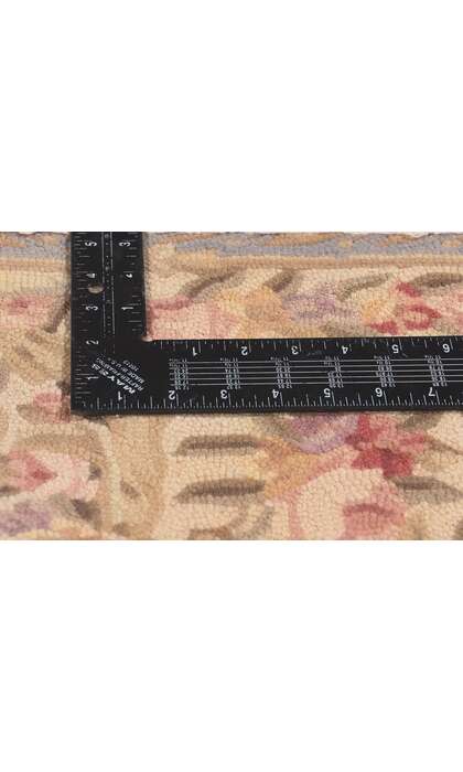 3 x 5 Vintage American Floral Hooked Rug 78552