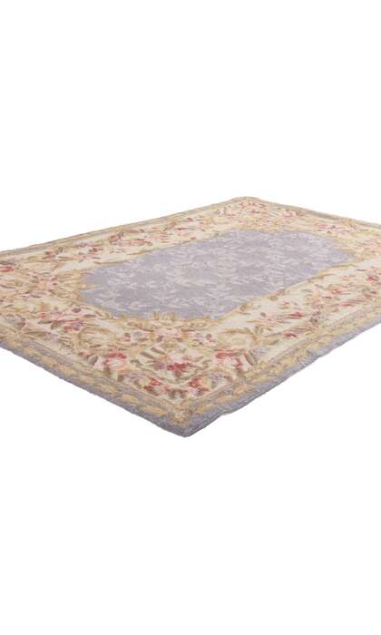 3 x 5 Vintage American Floral Hooked Rug 78552