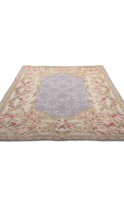 3 x 5 Vintage American Floral Hooked Rug 78552