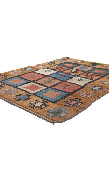 4 x 5 Vintage Persian Shiraz Rug 61247