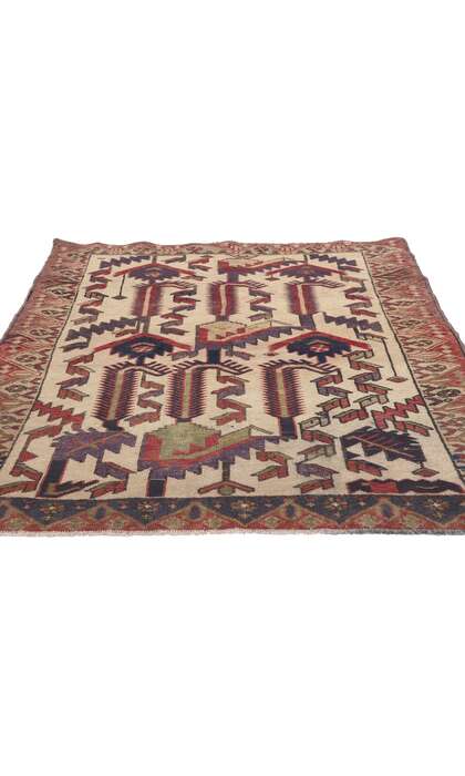 3 x 5 Vintage Persian Malayer Rug 61237