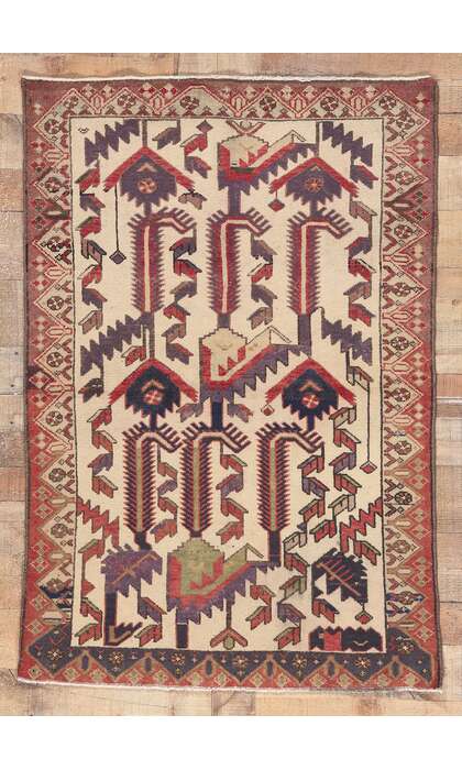 3 x 5 Vintage Persian Malayer Rug 61237