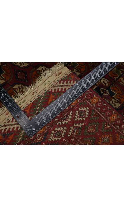 4 x 5 Antique Persian Baluchi Bokhara Rug 21680