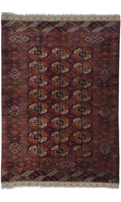 4 x 5 Antique Persian Baluchi Bokhara Rug 21680