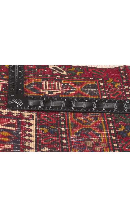 4 x 14 Antique Persian Heriz Rug Runner 61254