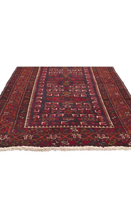 4 x 14 Antique Persian Heriz Rug Runner 61254