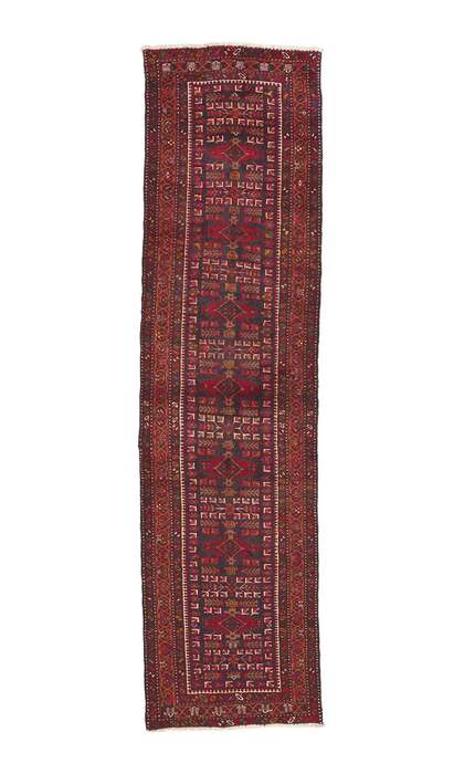 4 x 14 Antique Persian Heriz Rug Runner 61254