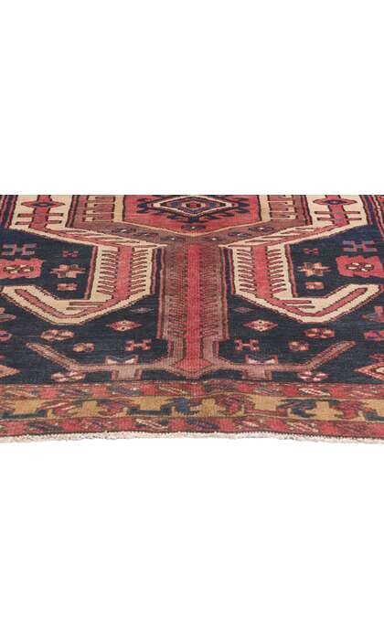 4 x 5 Antique Persian Karaja Heriz Rug 61242