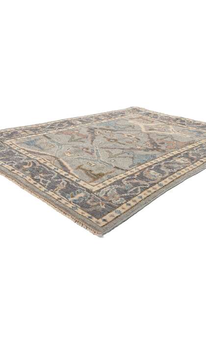 4 x 6 Small Modern Oushak Rug 80999
