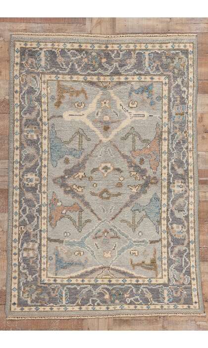 4 x 6 Small Modern Oushak Rug 80999