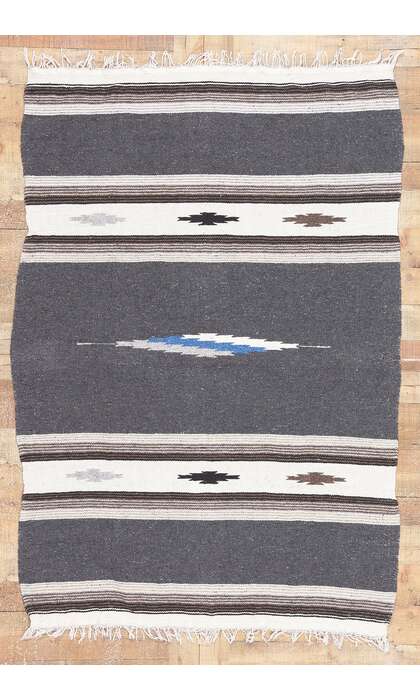 4 x 6 Vintage Mexican Kilim Rug 785514 x 6 Vintage Mexican Kilim Rug 78551