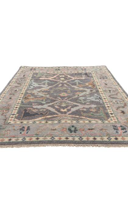 4 x 7 Colorful Oushak Rug 81000