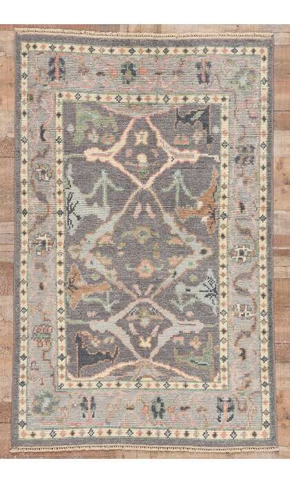 4 x 7 Colorful Oushak Rug 81000