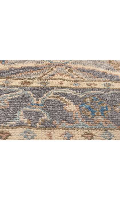 4 x 7 Earth-Tones Modern Oushak Rug 81001