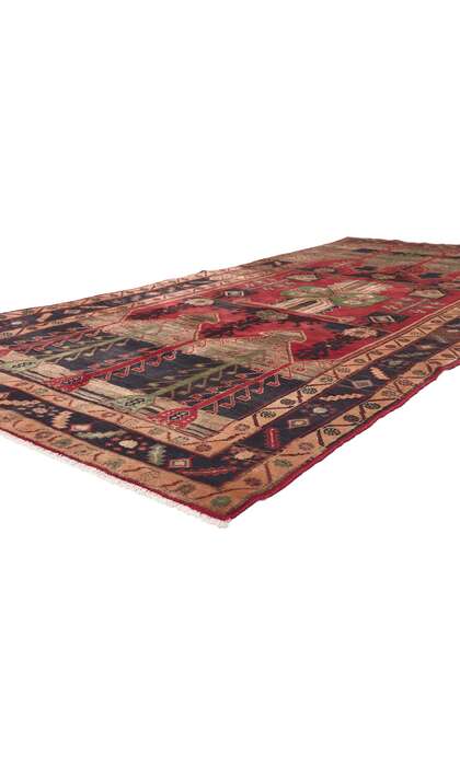 5 x 10 Vintage Persian Nahavand Hamadan Rug 61245