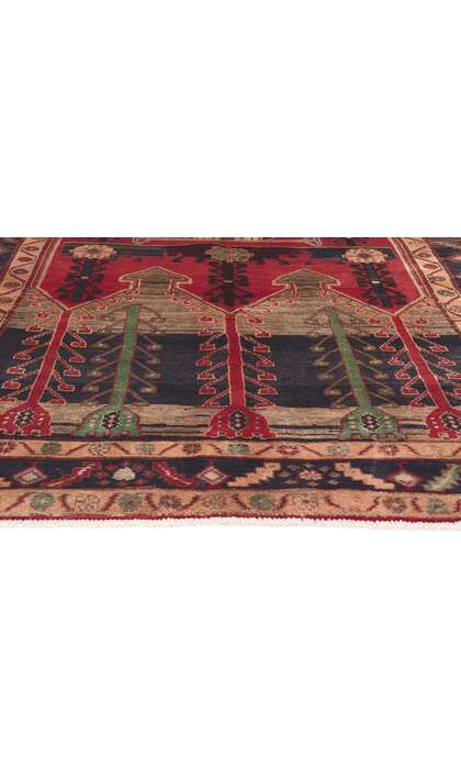 5 x 10 Vintage Persian Nahavand Hamadan Rug 61245